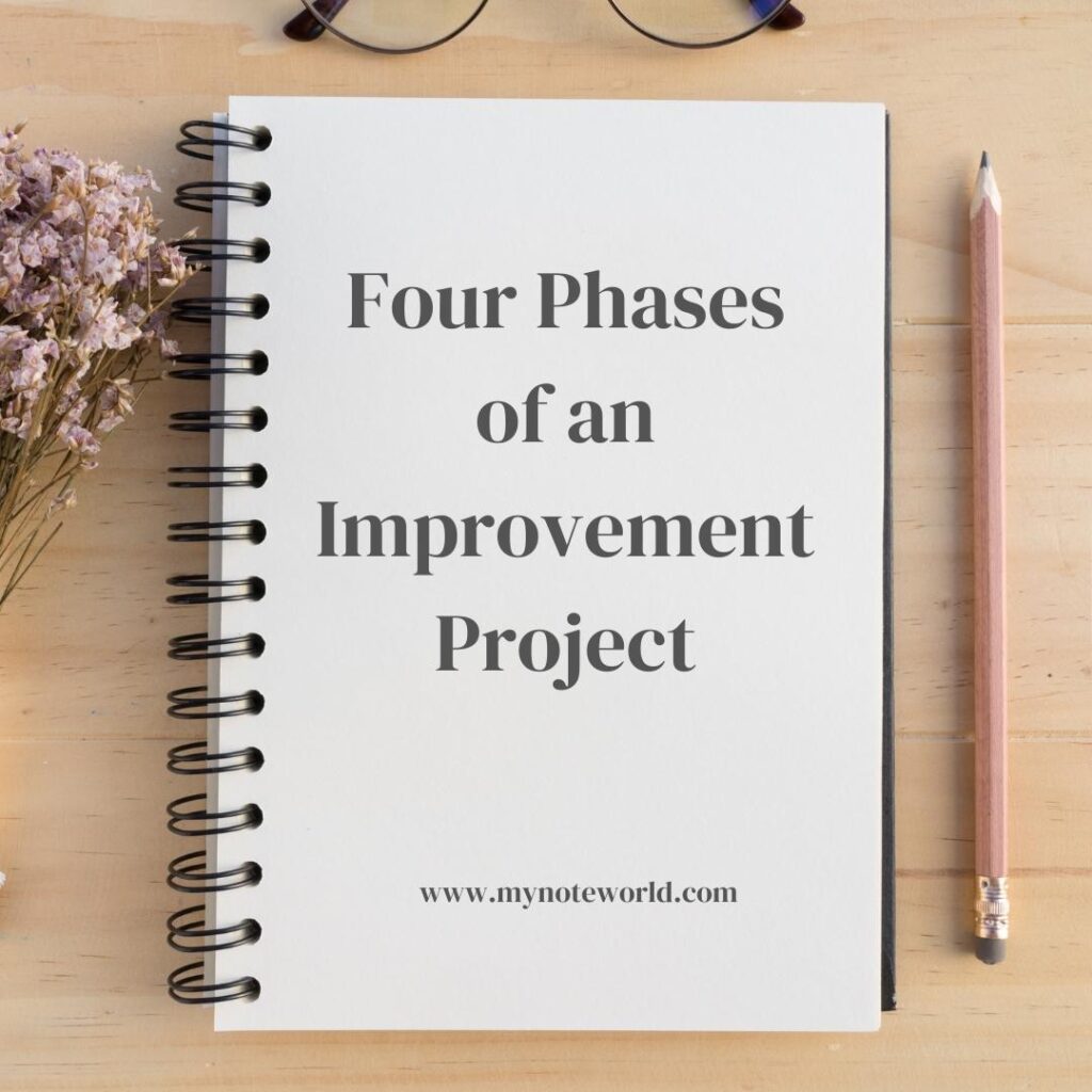 four phases of an improvement project